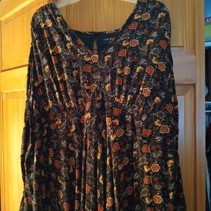 Lane Bryant Long Floral Dress